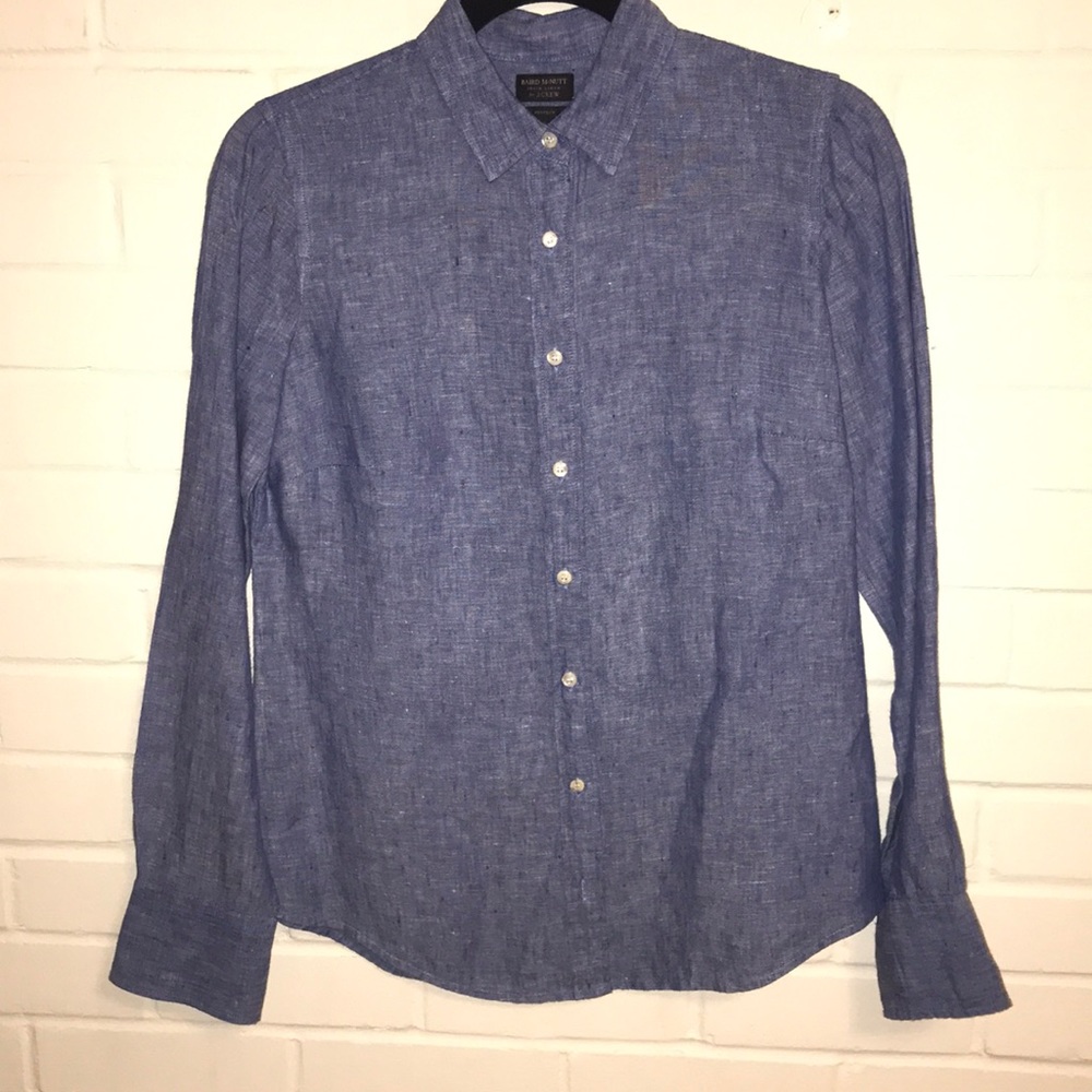J-Crew blue button down